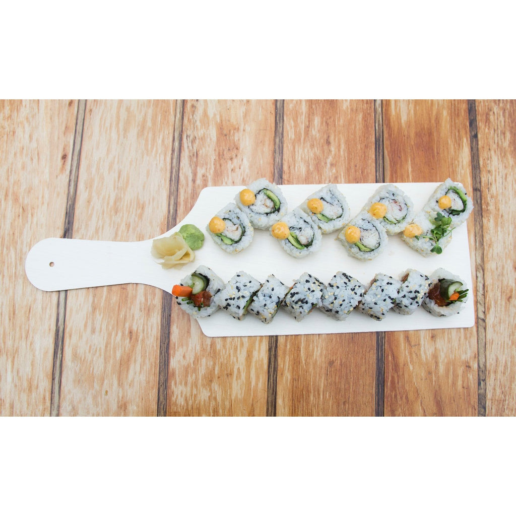 VerTerra Rectangle Medium Single-Use Cheese Board 5"x10"