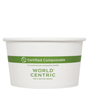 World Centric's 12 oz FSC® Paper Bowl, White