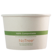World Centric's 16 oz NoTree Paper Bowl BO-SU-16