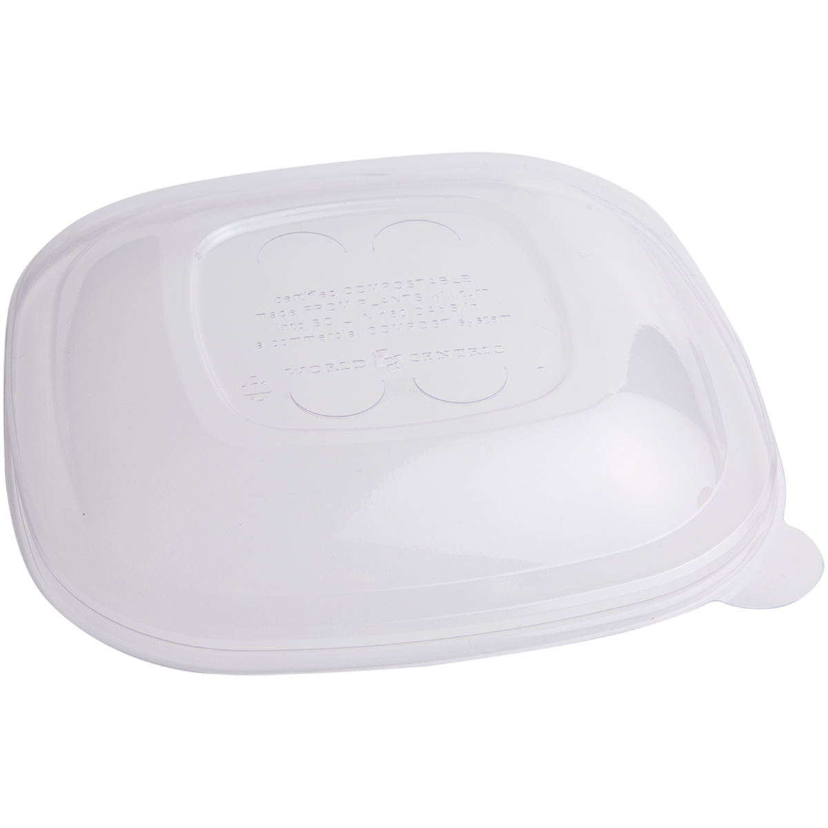 World Centric's LID PLA - 24-48 oz Fiber Square Bowls BQL-CS-24