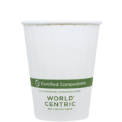 World Centric's 12 oz Paper Hot Cup, Double Wall CU-PA-12D