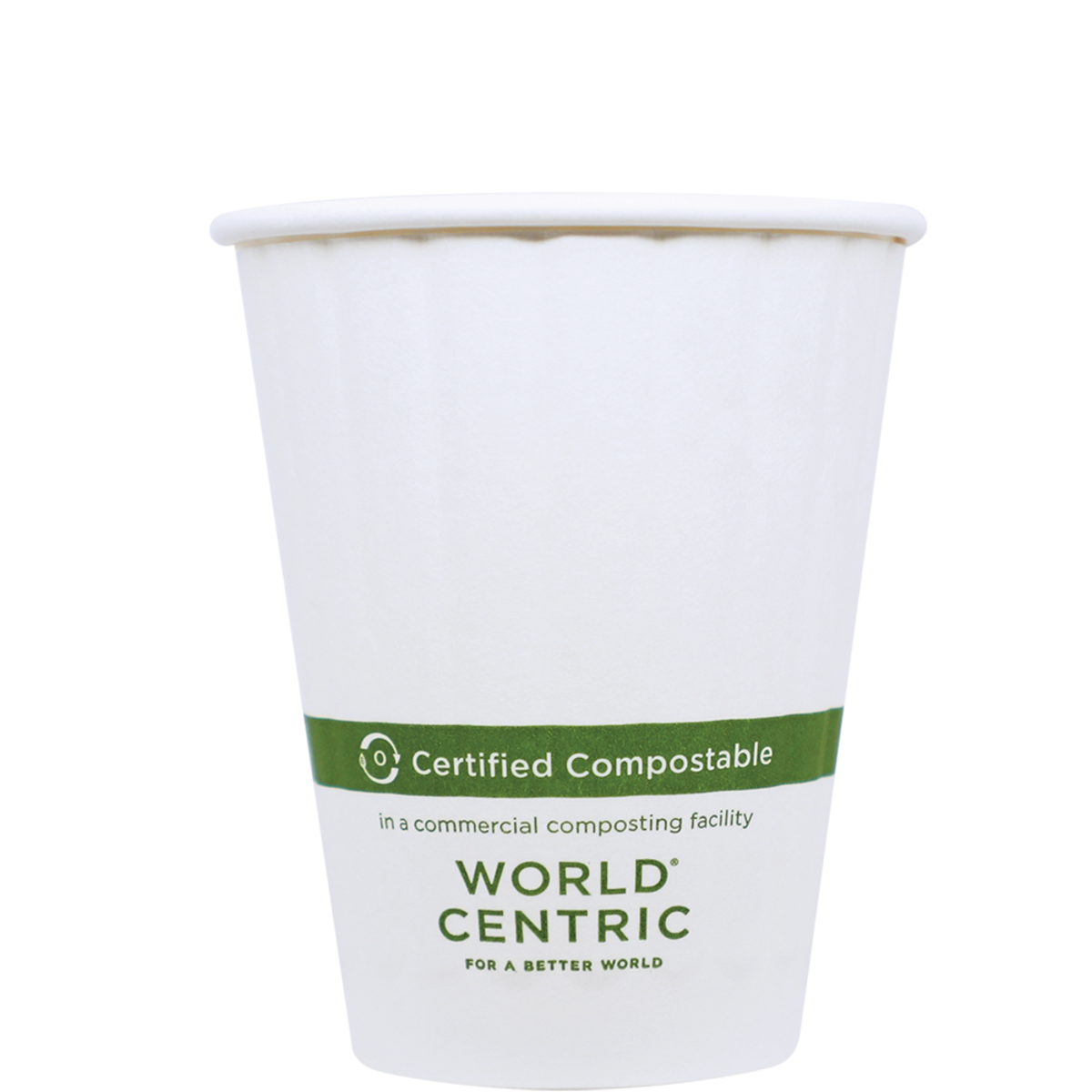 World Centric's 8 oz Paper Hot Cup, Double Wall CU-PA-8D