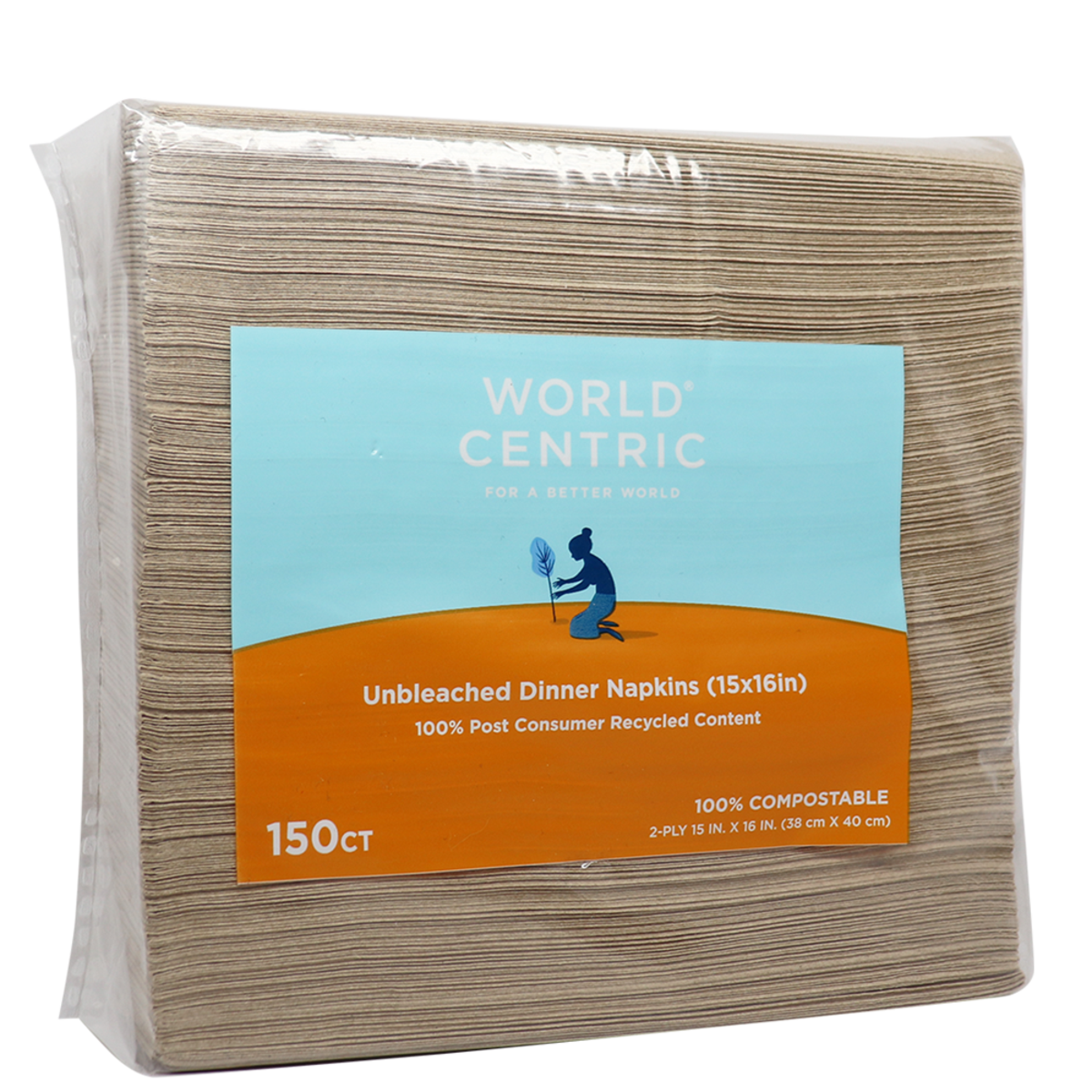 World Centric's Paper Dinner Napkins - Sleeves