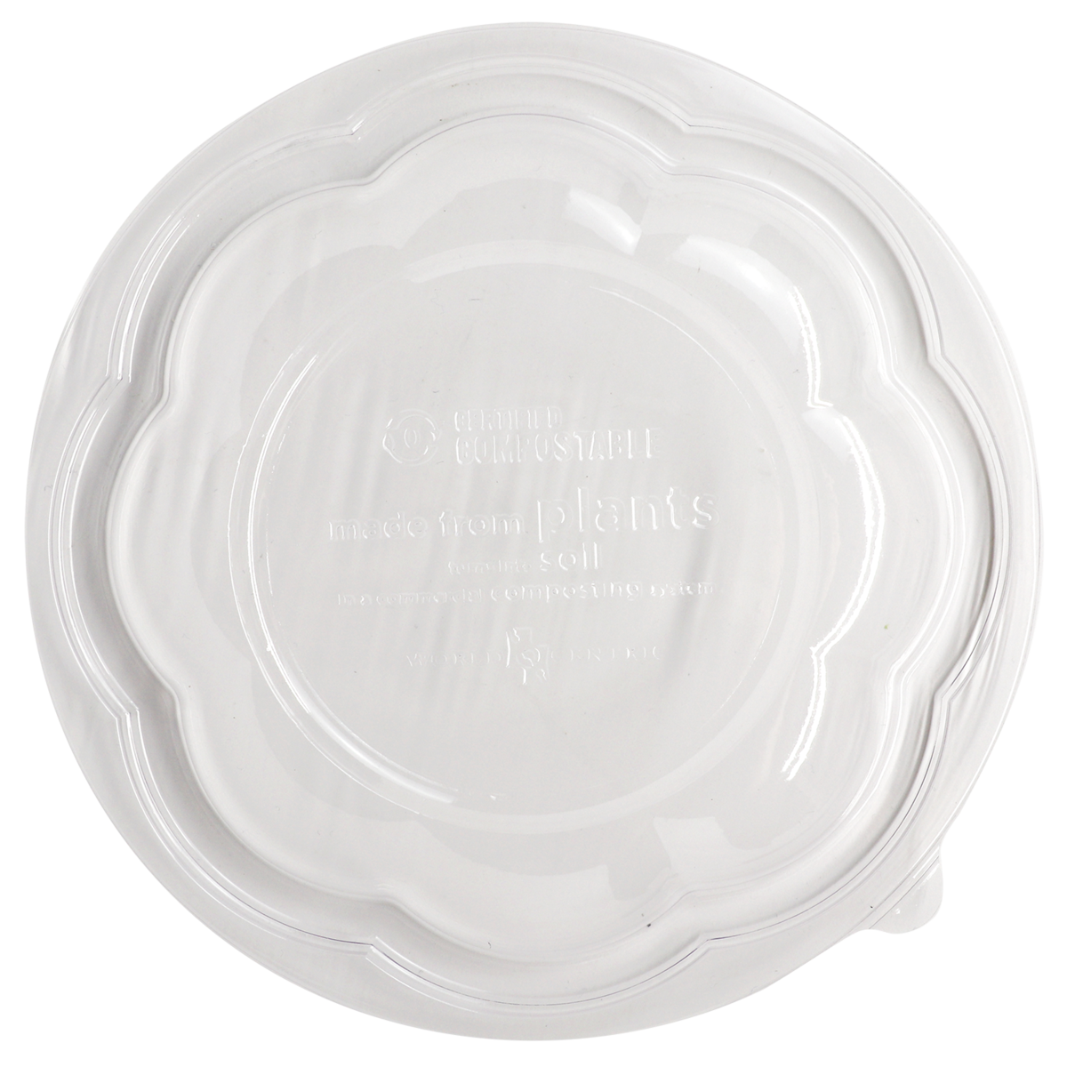 World Centric's 16 oz Salad Bowl, Clear SB-CS-16