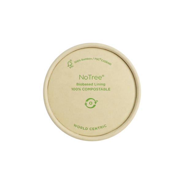 World Centric's LID Paper - 4 oz Paper Portion Cup SFL-NT-4