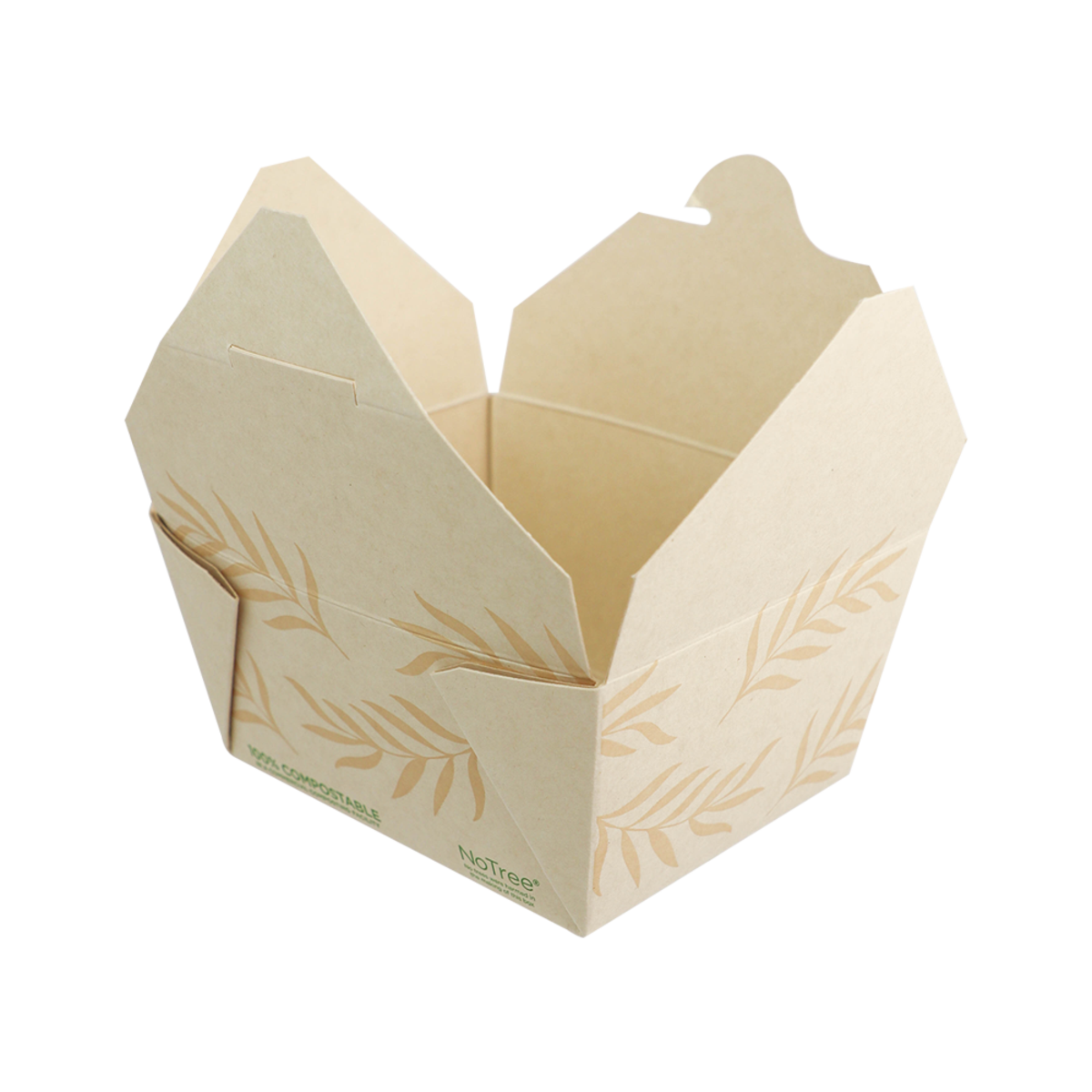 World Centric's 5.2x4.2x2.5” (26 oz) #1 NoTree Container TO-NT-1